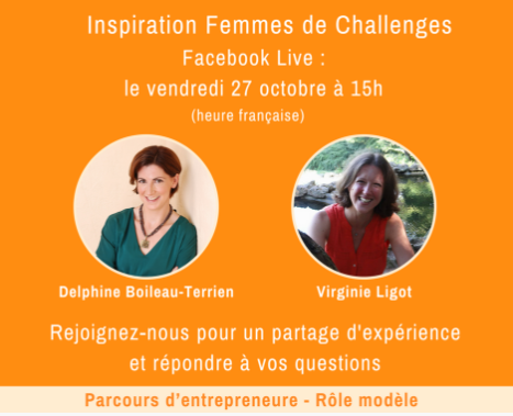 Interview FB live “Entrepreneuriat et Gestion des Émotions” ce vendredi 27/10 à 15h